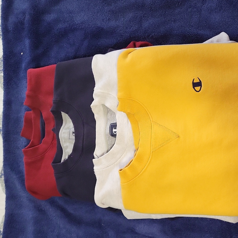 Mens Large Champion Crewneck Longsleeve sweatshirts